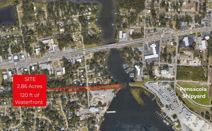 Pictures of Land, Mixed Use property located at 290 S Pinewood Ln, Pensacola, FL 32507 for sales - image #1