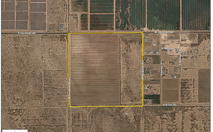 Pictures of Land property located at SEC Cornman Rd & Sunshine Blvd, Eloy, AZ 85131 for sales - image #1