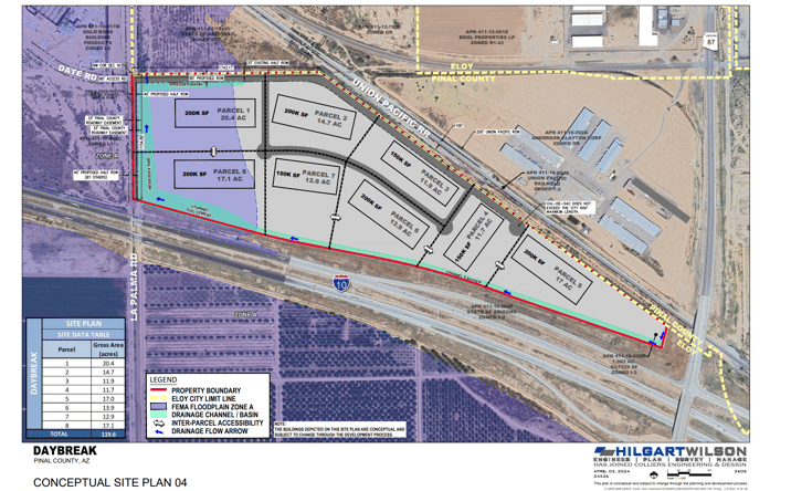 Pictures of Land property located at SEC La Palma Rd & Date St, City, AZ 85131 for sales - image #1