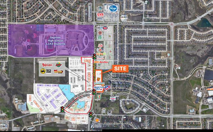 Pictures of Retail, Land property located at NEC Western Center Boulevard & Blue Mound Road, Fort Worth, TX 76131 for sales - image #1