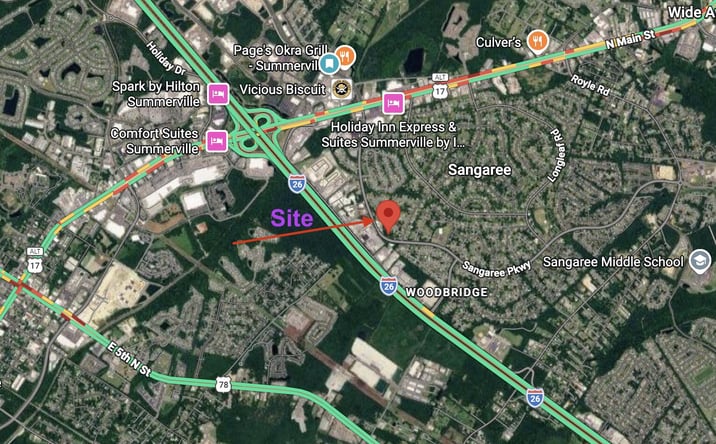 Pictures of Land property located at 369 Sangaree Parkway, Summerville, SC 29486 for sales - image #1