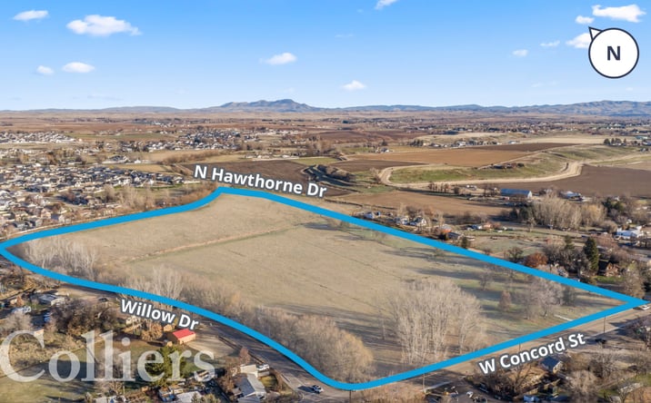 Pictures of Land property located at 0 N Hawthorne Ave & W Concord, Middleton, ID 83644 for sales - image #1