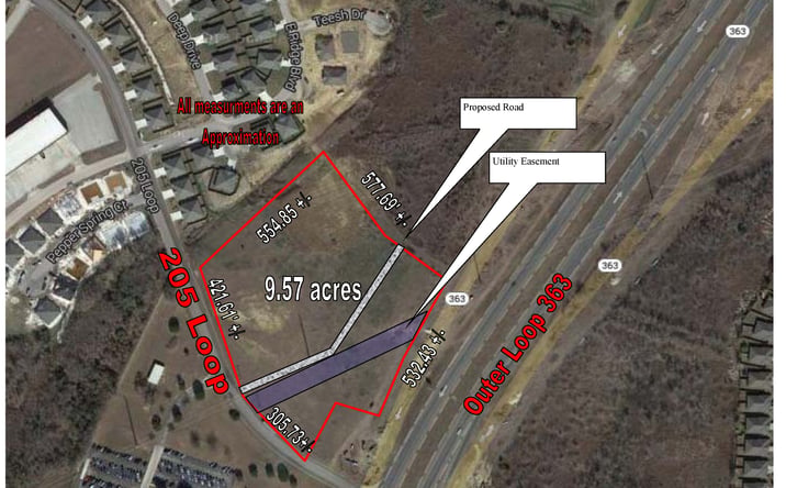 Pictures of Industrial, Land, Multifamily, Office, Retail property located at 4607 205 Loop, Temple, TX 76502 for sales - image #1