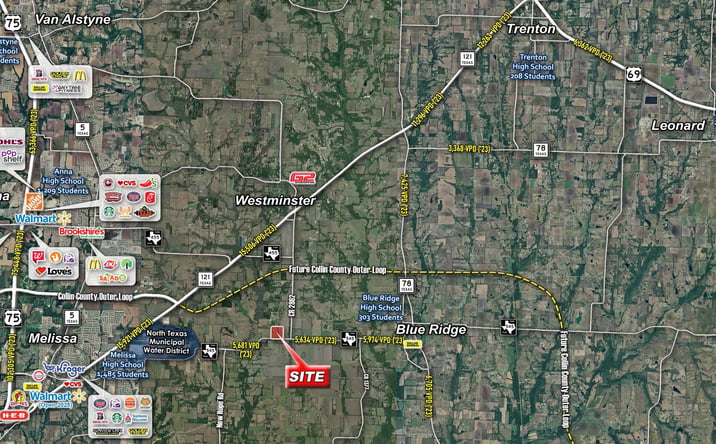 Pictures of Land property located at 7910 FM545, Blue Ridge, TX 75424 for sales - image #1