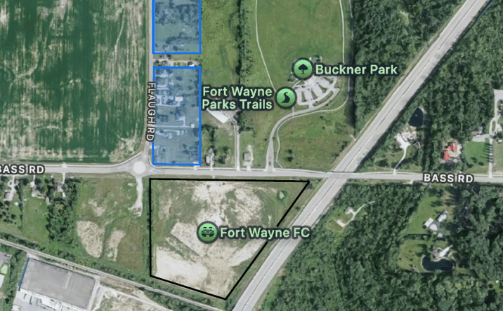 Pictures of Land property located at Bass & Flaugh Road, Fort Wayne, IN 46818 for sales - image #1