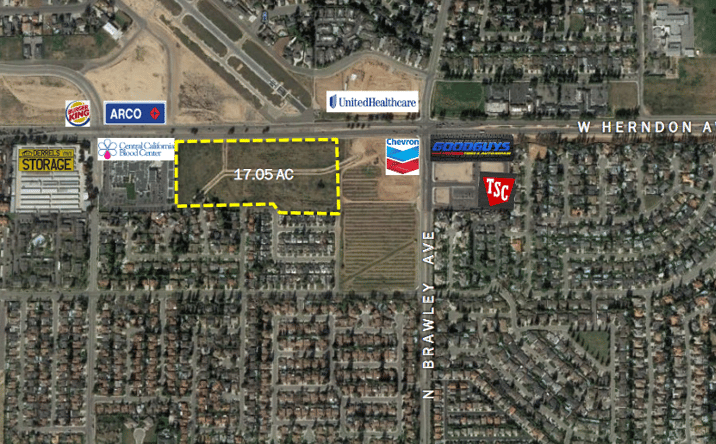 Pictures of Land property located at West Herndon & North Brawley Avenues, Fresno, CA 93722 for sales - image #1