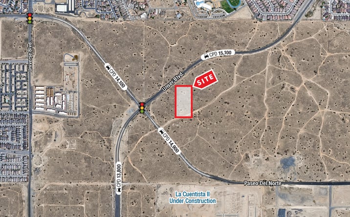 Pictures of Land property located at Unser Blvd & Paseo del Norte, Albuquerque, NM 87114 for sales - image #1