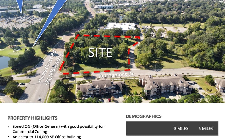 Pictures of Land property located at Hacks Cross Road and Tournament, Memphis, TN 38125 for sales - image #1