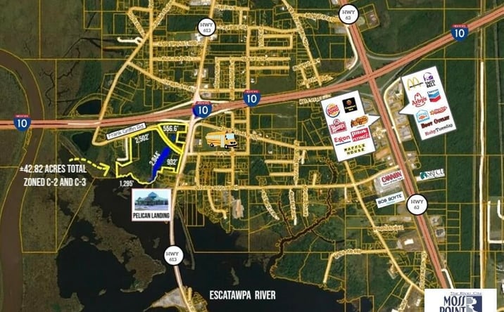 Pictures of Land property located at Frank Griffin Rd, Moss Point, MS 39563 for sales - image #1