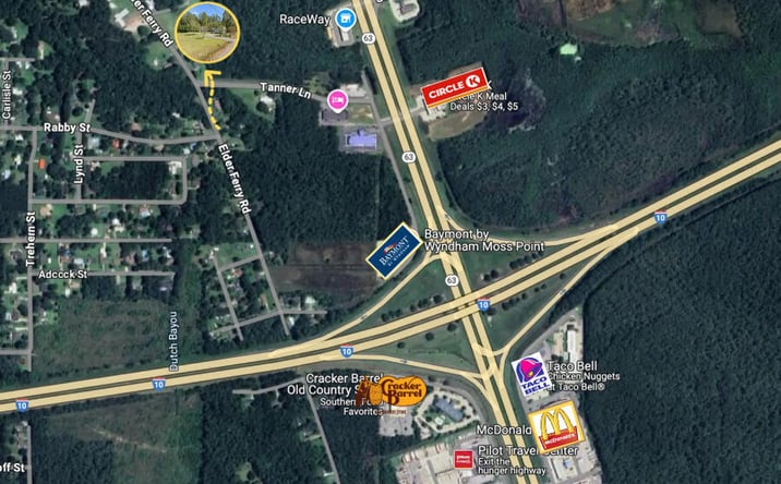 Pictures of Land property located at 7208 Elder Ferry Rd, Moss Point, MS 39563 for sales - image #1