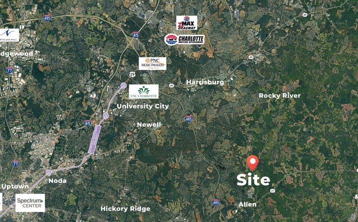 Pictures of Land property located at Lower Rocky River Rd, Concord, NC 28025 for sales - image #1