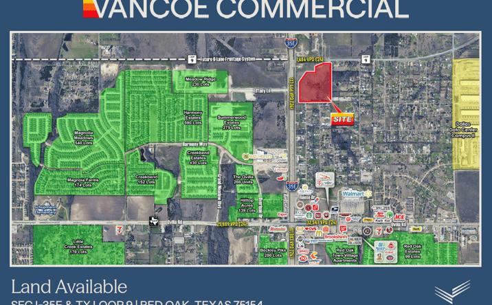 Pictures of Land property located at SEC I-35E & TX Loop 9, Red Oak, TX 75154 for sales - image #1