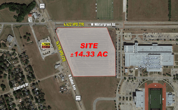 Pictures of Land property located at W Wintergreen Rd, Lancaster, TX 75134 for sales - image #1