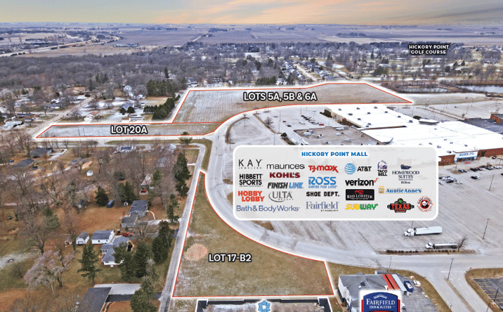 Pictures of Land property located at Hickory Point Mall, Forsyth, IL 62535 for sales - image #1