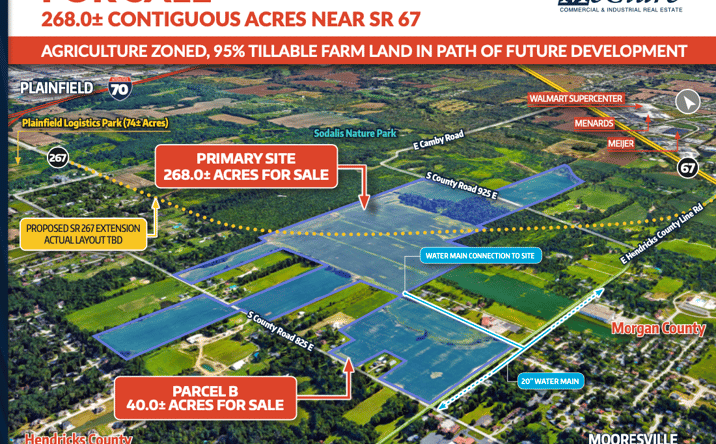 Pictures of Land property located at 4825 Indiana Rd, Plainfield, IN 46168 for sales - image #1