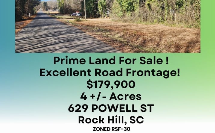 Pictures of Land property located at 629 Powell St, Rock Hill, SC 29732 for sales - image #1