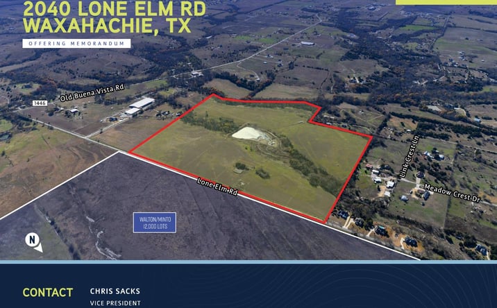 Pictures of Land property located at 2040 Lone Elm Rd, Waxahachie, TX 75167 for sales - image #1
