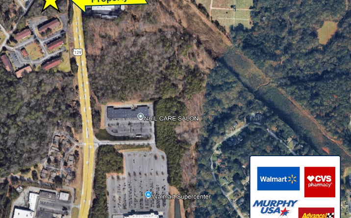 Pictures of Land property located at 1901 Clinton Rd, Macon, GA 31211 for sales - image #1