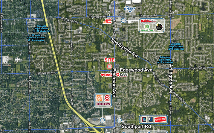 Pictures of Land property located at 5820 S Emerson Ave, Indianapolis, IN 46237 for sales - image #1