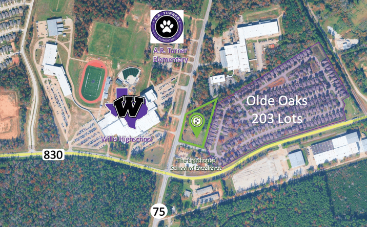 Pictures of Land property located at Hwy 75 & Oak Branch Dr, Willis, TX 77378 for sales - image #1