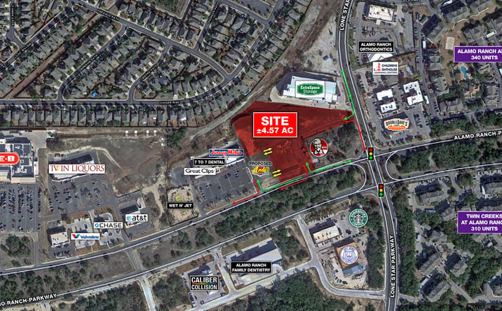 Pictures of Land property located at NWQ Alamo Ranch Pkwy & Lone Star Pkwy, San Antonio, TX 78253 for sales - image #1