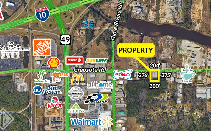 Pictures of Retail property located at 14443 Creosote Rd, Gulfport, MS 39503 for sales - image #1