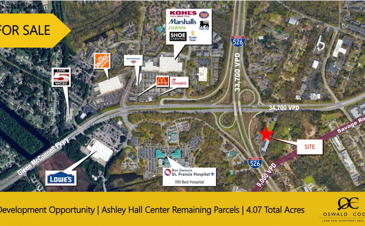 Pictures of Land property located at 2107 Executive Hall Road Lot D, Charleston, SC 29407 for sales - image #1