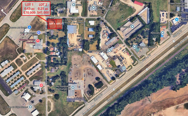 Pictures of Land property located at SEC - S Airport Rd & Murray Rd, Manhattan, KS 66503 for sales - image #1
