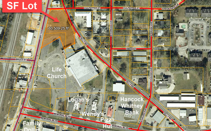 Pictures of Land property located at 701 Hwy 11 S, Picayune, MS 39466 for sales - image #1