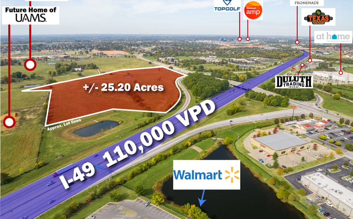 Pictures of Land property located at West Pleasant Grove Road, Rogers, AR 72758 for sales - image #1
