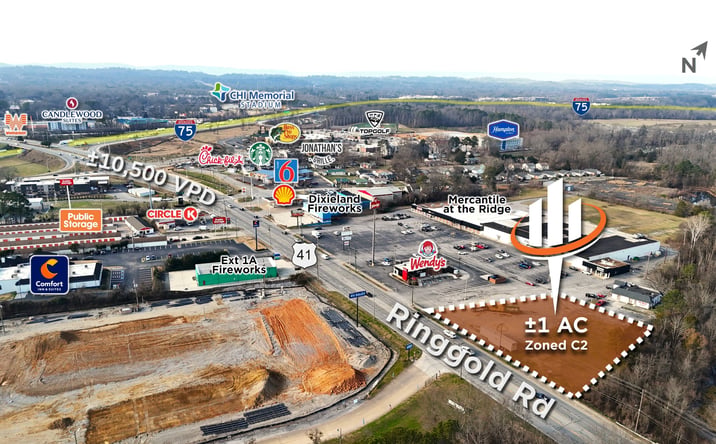 Pictures of Land property located at 6731 Ringgold Rd, East Ridge, TN 37412 for sales - image #1