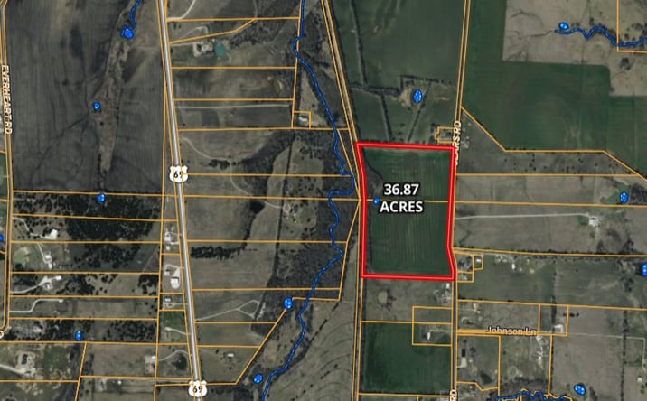 Pictures of Land property located at 1401 Sears Rd, Bells, TX 75414 for sales - image #1