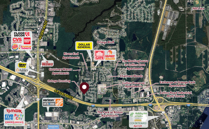 Pictures of Land, Multifamily property located at 8718 Greatpine Ln W, Jacksonville, FL 32244 for sales - image #1