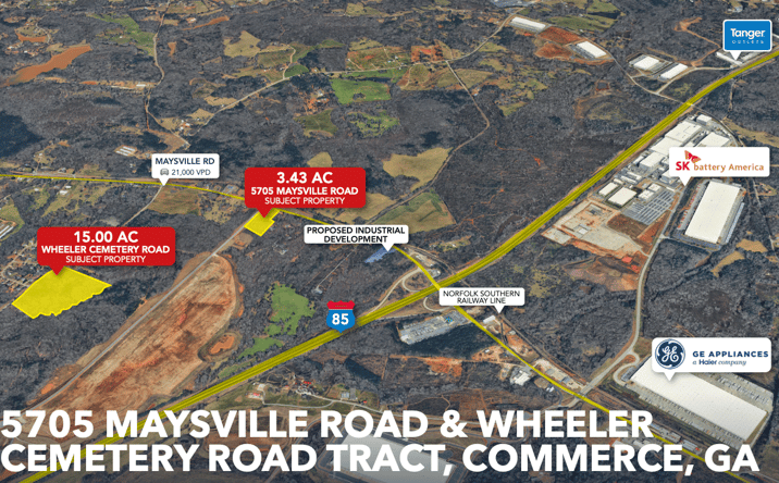 Pictures of Land property located at 5705 Maysville Rd, Commerce, GA, USA, Commerce, GA 30529, Wheeler Cemetery Rd, Commerce, GA 30529 for sales - image #1