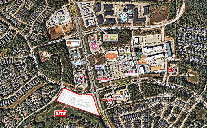 Pictures of Retail, Land property located at SWC of Fish Creek Thoroughfare and Woodforest Pkwy N, Montgomery, TX 77316 for sales - image #1