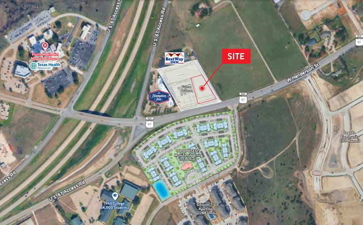 Pictures of Land property located at 1996 W Henderson St, Cleburne, TX 76033 for sales - image #1