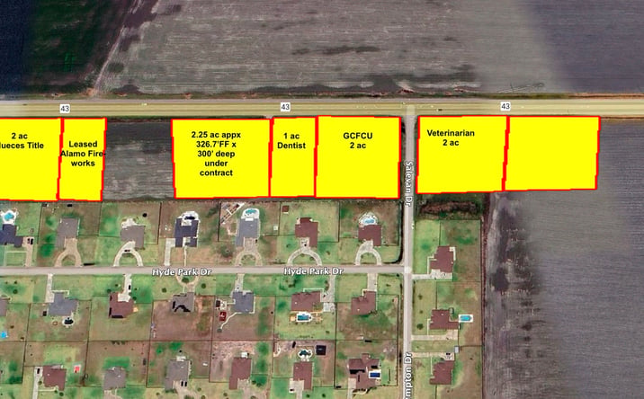 Pictures of Land property located at FM 43 -Extension of Weber Rd, Corpus Christi, TX 78415 for sales - image #1