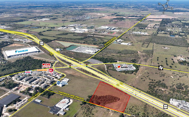 Pictures of Land property located at US 290 & Stokes Road, Waller, TX 77484 for sales - image #1