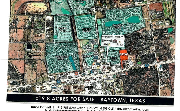 Pictures of Land property located at NEQ of Interstate 10 & Garth Rd Baytown, Baytown, TX 77521 for sales - image #1