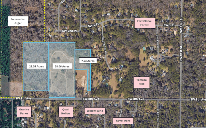 Pictures of Land property located at 9900 SW 8th Ave, Gainesville, FL 32607 for sales - image #1