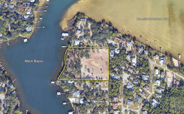 Pictures of Land property located at 704 E Mack Bayou Dr, Santa Rosa Beach, FL 32459 for sales - image #1