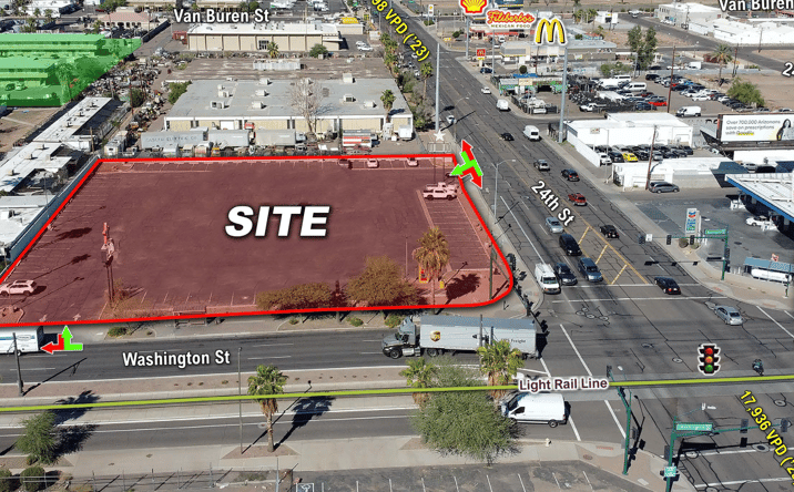 Pictures of Land property located at 2348 E Washington St, Phoenix, AZ 85034 for sales - image #1