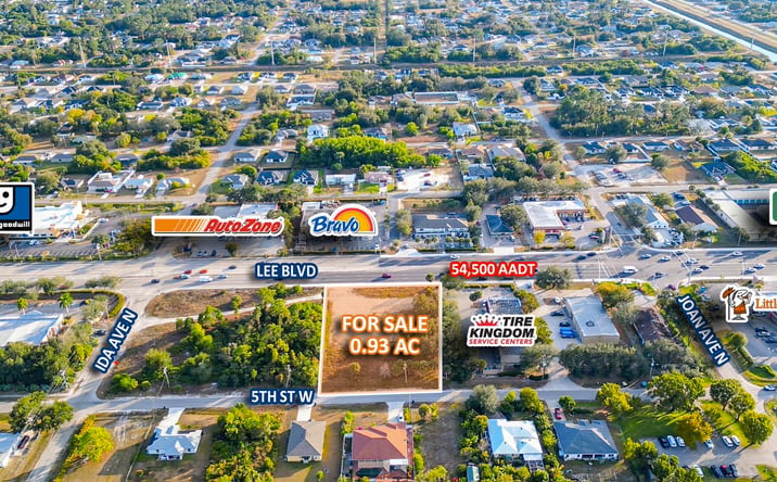 Pictures of Land property located at 2910 Lee Blvd, Lehigh Acres, FL 33971 for sales - image #1