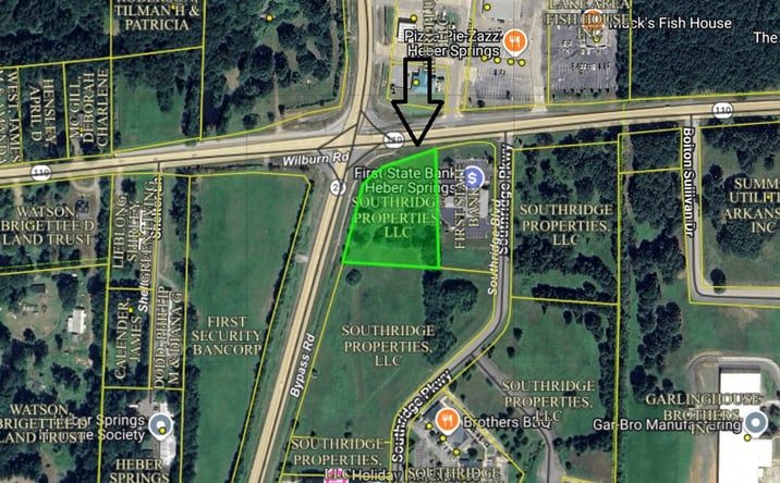 Pictures of Hospitality, Land, Office, Retail property located at Highway 25, Heber Springs, AR 72543 for sales - image #1
