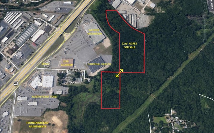 Pictures of Land property located at Frontage Rd, North Little Rock, AR 72114 for sales - image #1