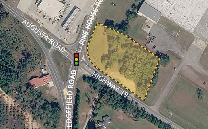 Pictures of Land property located at Highway 121 and Highway 19, Trenton, SC 29847 for sales - image #1