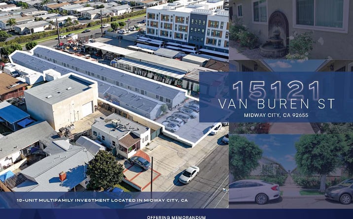 Pictures of Multifamily property located at 15121 Van Buren, Midway City, CA 92655 for sales - image #1