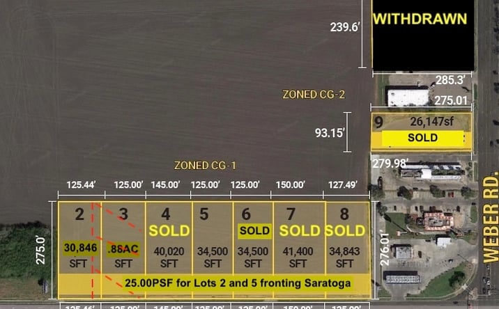 Pictures of Land property located at Saratoga Blvd West of Weber, CORPUS CHRISTI, TX 78415 for sales - image #1