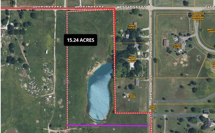 Pictures of Land property located at 802 W 171st Street S, Glenpool, OK 74033 for sales - image #1