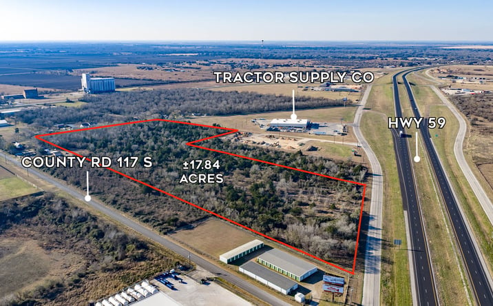 Pictures of Land property located at 000 Hwy 59, EDNA, TX 77957 for sales - image #1